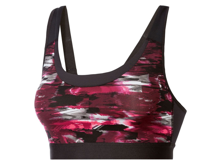 Sportbeha met abstract print.