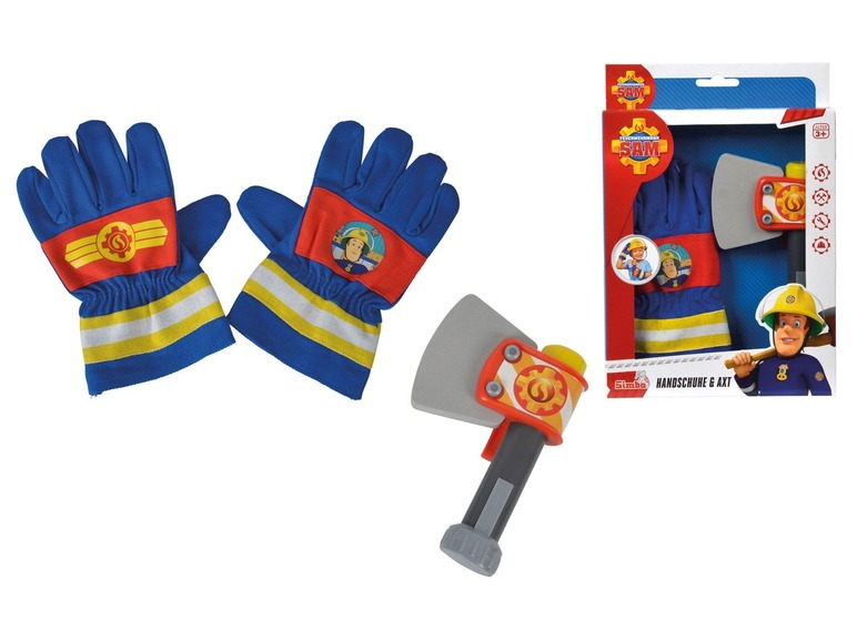 Ga naar volledige schermweergave: Simba Brandweerman Sam handschoenen en bijl - afbeelding 6