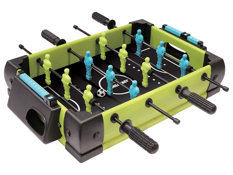 Schildkröt Funsports mini voetbaltafel 50 cm groen- blauw- zwart 3 delig