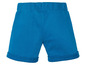 Blauwe katoenen shorts voor jongens.