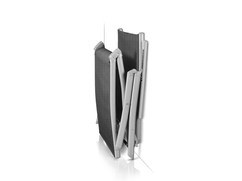 Ga naar volledige schermweergave: florabest Aluminium ligstoel grijs - afbeelding 3