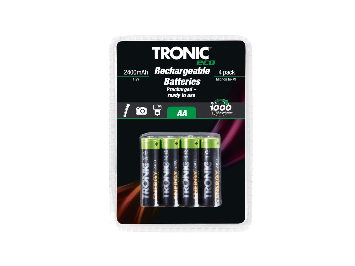 TRONIC® Oplaadbare batterijen of AAA |