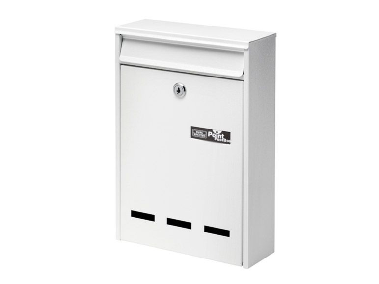 Witte Point Postbox brievenbus met slot.