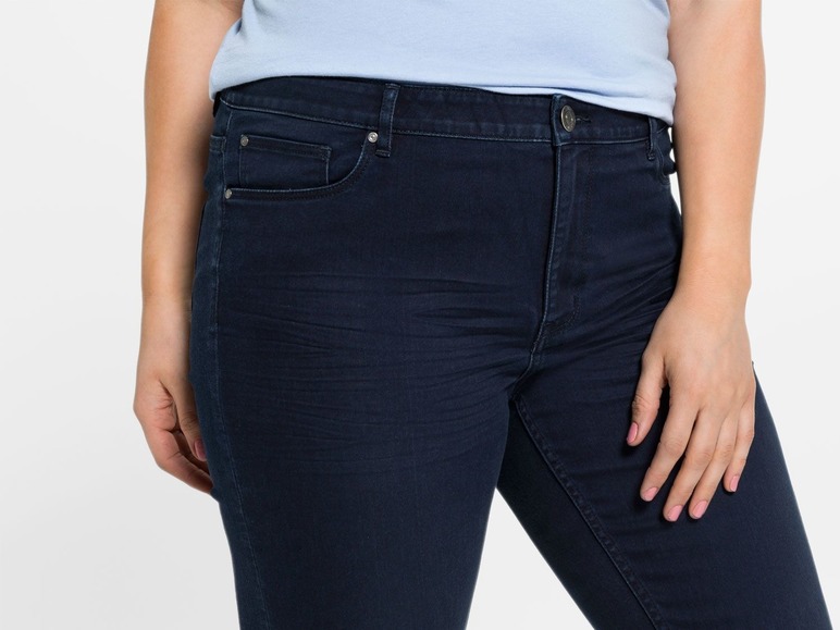 Ga naar volledige schermweergave: esmara Dames jeans super skinny plus size - afbeelding 21