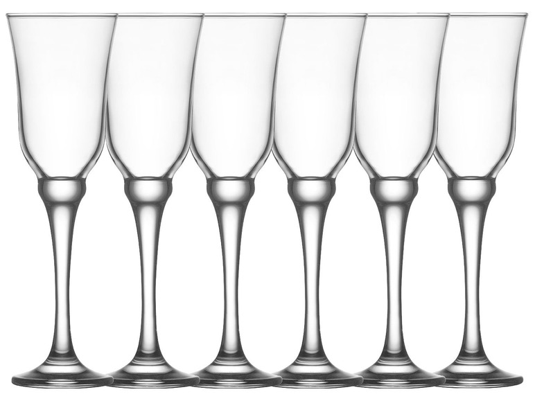 Ga naar volledige schermweergave: vanWell Champagneglas Resital 6 dlg. - afbeelding 1