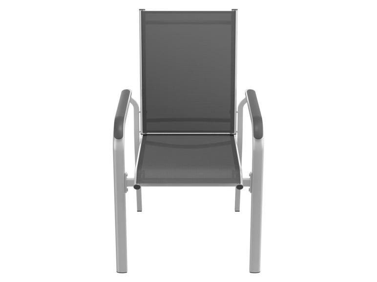 Ga naar volledige schermweergave: florabest Aluminium stapelstoel grijs - afbeelding 2