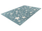 Blauw tapijt met witte sterren