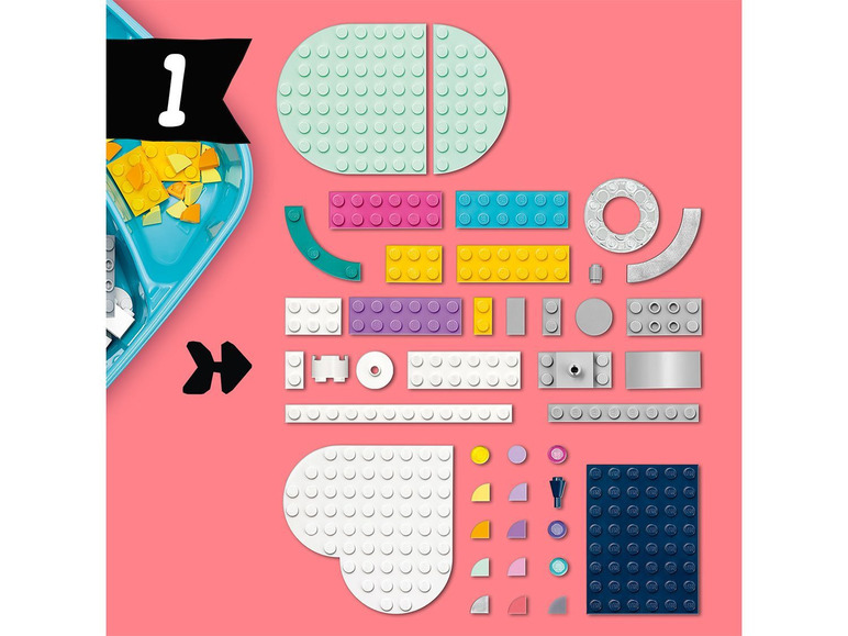 Ga naar volledige schermweergave: LEGO® DOTs Regenboog juwelenstandaard - afbeelding 5