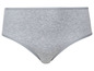 Grijze katoenen onderbroek.