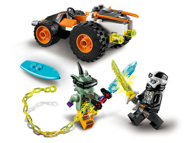 Ga naar volledige schermweergave: LEGO® NINJAGO Speelset Cole's Speeder Car (71706) - afbeelding 7
