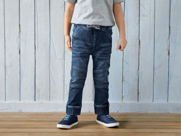 Ga naar volledige schermweergave: lupilu Jeans voor jongens, elastische taille, katoen, polyester en elastaan - afbeelding 6