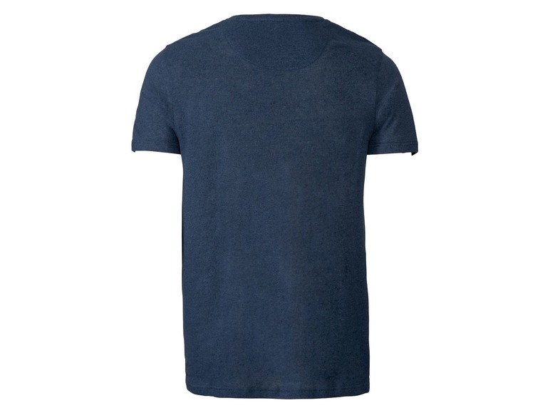 Ga naar volledige schermweergave: LIVERGY® T-shirt voor heren, linnen en katoen - afbeelding 12