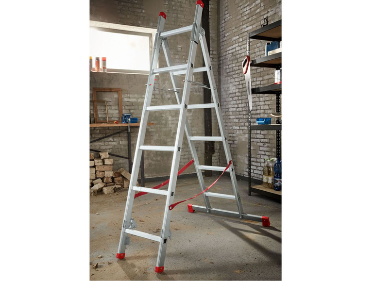 Ga naar volledige schermweergave: PARKSIDE Multifunctionele aluminium ladder - afbeelding 2