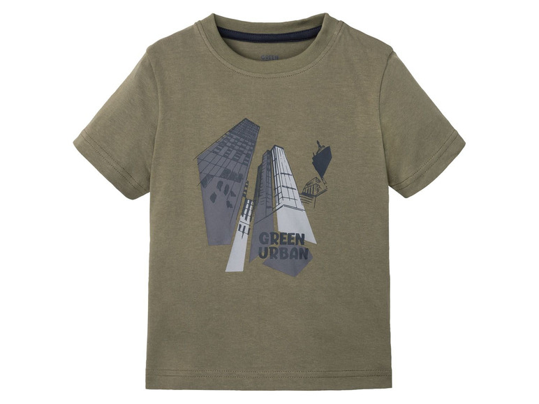 Ga naar volledige schermweergave: LUPILU® T-shirts voor jongens, set van 2, katoen en viscose - afbeelding 24