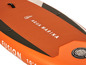 Een oranje opblaasbaar paddleboard van Aqua Marina met de naam Fusion.