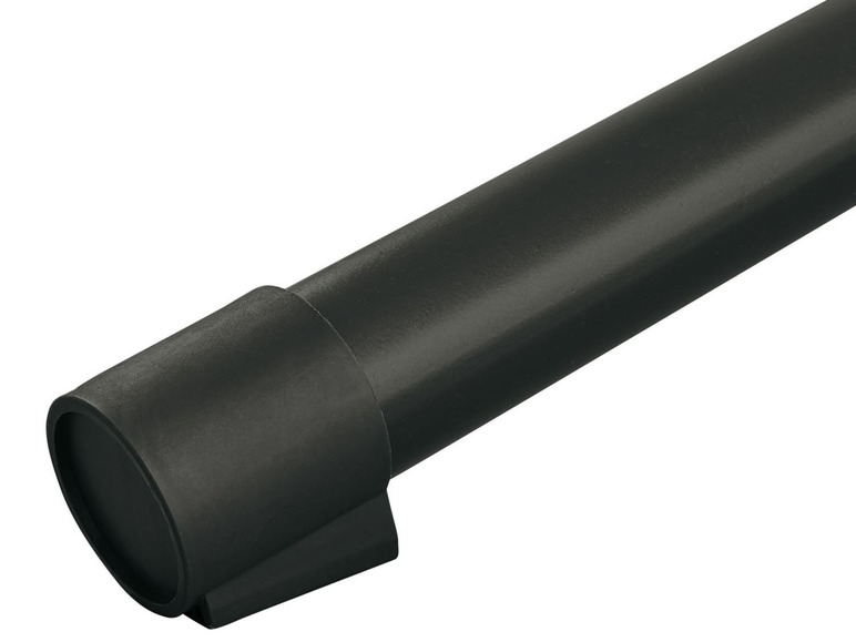Zwarte ronde buis met een afgeronde dop.