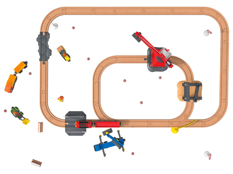 Ga naar volledige schermweergave: PLAYTIVE® Spoorbaanset bouwplaats - afbeelding 3