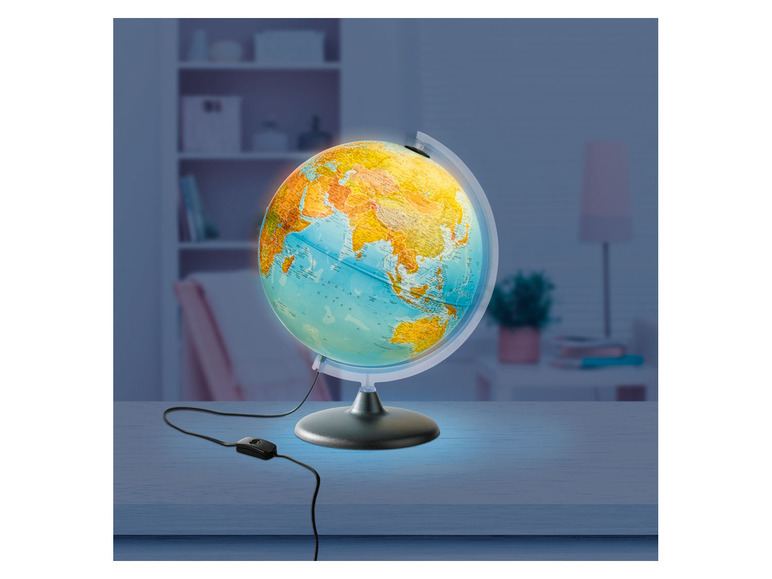 Ga naar volledige schermweergave: LIVARNO home Verlichte wereldbol Ø30 cm - afbeelding 6