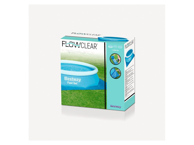 Ga naar volledige schermweergave: Bestway Flowclear™ vierkant grondzeil voor zwembad - afbeelding 5