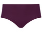 Bordeauxkleurige dames onderbroek.