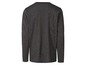 Een grijs langarm T-shirt voor heren.