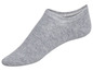 Een grijze sok zonder hiel