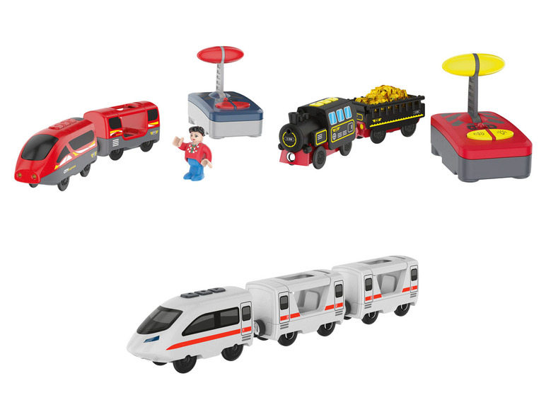 Ga naar volledige schermweergave: Playtive Houten bestuurbare of zelfrijdende treinen - afbeelding 1