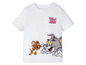 Wit T-shirt met Tom en Jerry print.