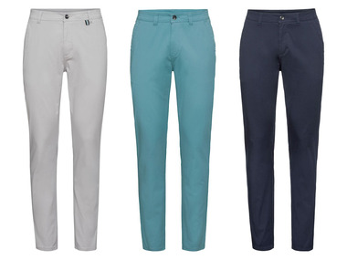 LIVERGY® Chino voor heren, katoen en elastaan