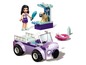 LEGO Friends speelgoed met een dierenartsauto, dierenkliniek en accessoires.
