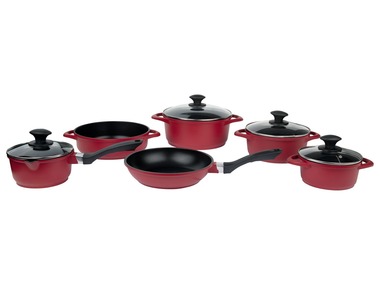 ERNESTO® Pannenset met kookgerei, 13-delig