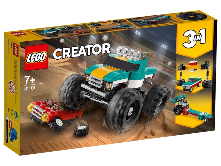 Ga naar volledige schermweergave: LEGO® Creator Monster truck - afbeelding 1