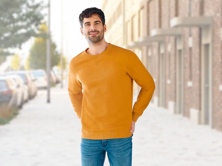 Ga naar volledige schermweergave: LIVERGY Sweater voor heren, katoen en polyester - afbeelding 3