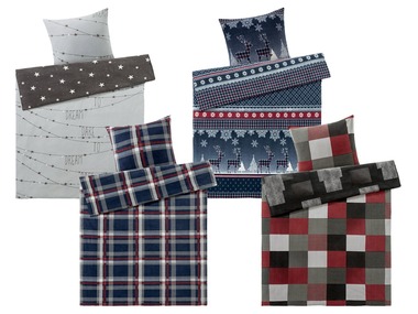 meradiso Draaibaar microvezel-fleece beddengoed 140 x 200 cm