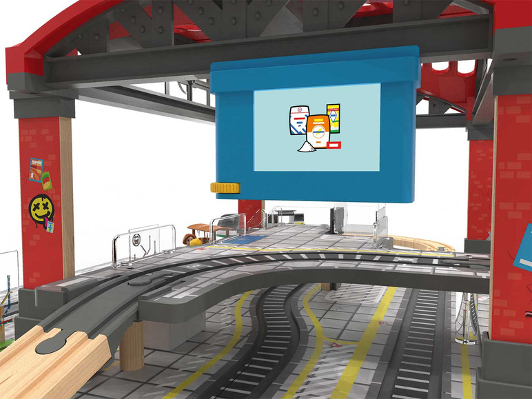 Ga naar volledige schermweergave: Playtive Houten treinbaanset - afbeelding 3