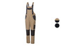 Beige werkkleding met zwarte details