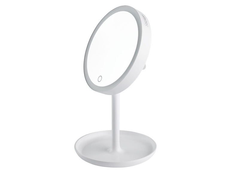 Ga naar volledige schermweergave: SANITAS make-up spiegel, LED, Ø 17,5 cm, met 5x vergroting - afbeelding 1