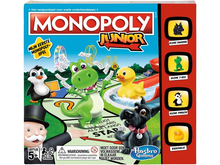 Ga naar volledige schermweergave: Hasbro Spel Monopoly junior - afbeelding 1