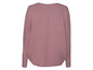 Een roze longsleeve met een ronde hals.
