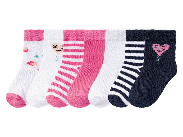 Ga naar volledige schermweergave: lupilu 7 paar meisjes sokken - afbeelding 10