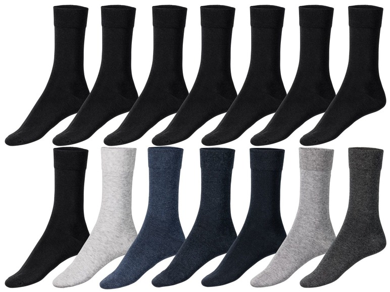 Ga naar volledige schermweergave: LIVERGY 7 paar heren sokken - afbeelding 1