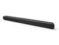 Een zwarte soundbar met meerdere speakers.