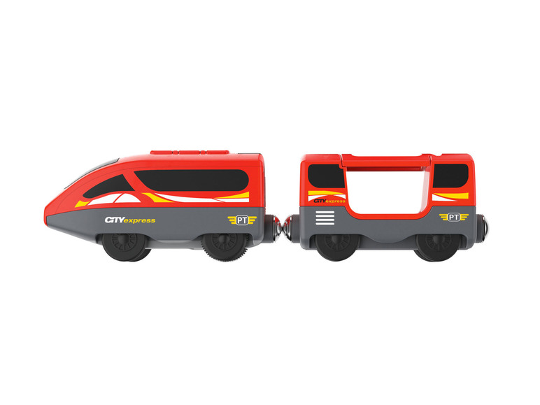 Ga naar volledige schermweergave: Playtive Houten bestuurbare of zelfrijdende treinen - afbeelding 4