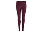 Bordeauxrode leggings voor dames.