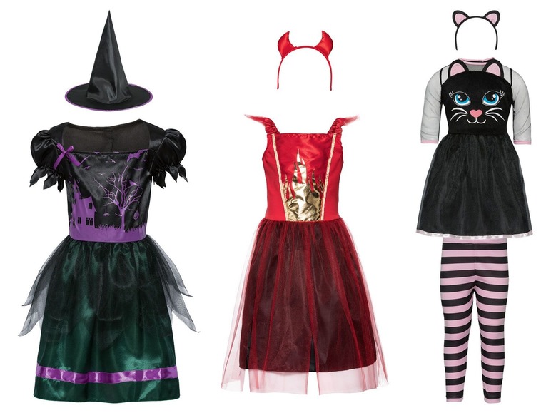 Ga naar volledige schermweergave: Meisjes Halloween kostuum - afbeelding 1