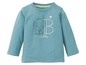 Baby longsleeve met olifant en de letter B.