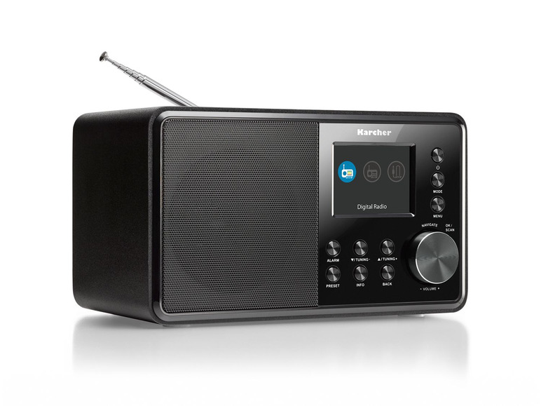 Ga naar volledige schermweergave: Karcher DAB 3000 Digitale radio - DAB+ - Wekker met Dual Alarm - afbeelding 1