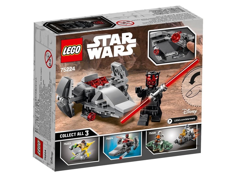 Ga naar volledige schermweergave: LEGO Star Wars™ Sith Infiltrator Microfighter - afbeelding 2