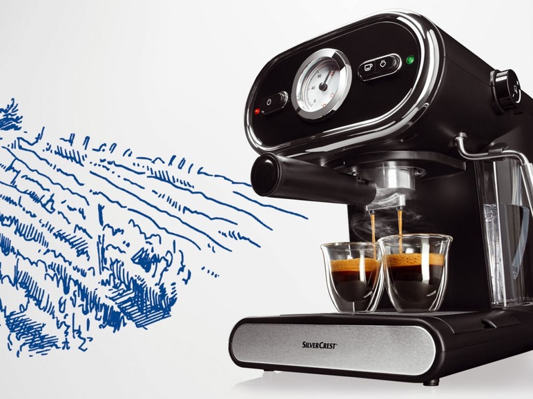 Ga naar volledige schermweergave: Silvercrest Kitchen Tools Espressomachine - afbeelding 8