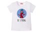 Wit T-shirt met Ladybug print en de tekst 'Be Strong'.